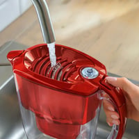 AQUAPHOR Amethyst 2,8L vízszűrő kancsó csúszó fedéllel + Maxfor+ szűrőbetét - 2-25.5, ruby-red 3