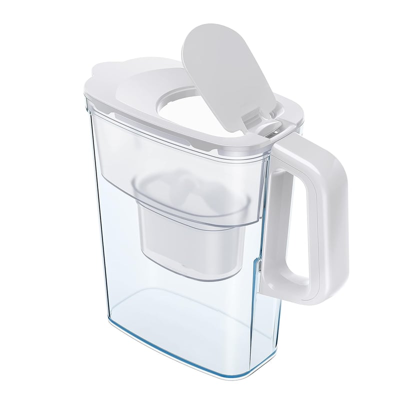 AQUAPHOR Compact Vízszűrő Kancsó 1 Maxfor+ Szűrőbetéttel 2,4L Fehér Hűtőajtóba Kis Konyhákba Ideális