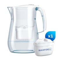 Filtračná kanvica AQUAPHOR Onyx, biela, 4,2 l – s filtračnou vložkou Maxfor+, dizajn so vzhľadom skla, proti vodnému kameňu a chlóru 2