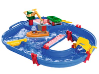 Aquaplay 8700001501 Početni set vodenih igara - plava plastična vodena staza za djecu od 3 do 7 godina - vodena igračka za razvoj prostorne percepcije 1