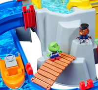 Aquaplay Hegyi Tó Vízi Játékszett - 42 Részes Kreatív Építőkészlet Gyerekeknek 3-7 Éves Korig, Kék Színben, Összeszerelhető 3