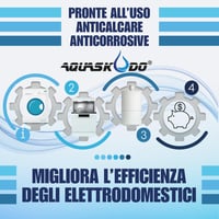 AQUASKUDO Poliphoszfát Vízlágyító Kazánfilter Szett 6db Univerzális Kazánhoz 8