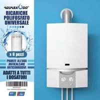 AQUASKUDO Poliphoszfát Vízlágyító Kazánfilter Szett 6db Univerzális Kazánhoz 5
