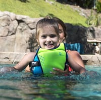 Neoprénová plávacia vesta Aquasphere pre deti a batoľatá, zelená, veľkosť L (3-6 rokov) 4