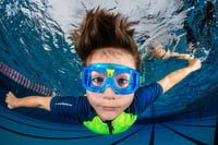Detské plavecké okuliare Aquasphere Seal Kid od 3 rokov s modrými sklami, UV ochranou, úpravou proti zahmlievaniu a tesnením zo silikónu, ktoré zabraňuje pretekaniu 8