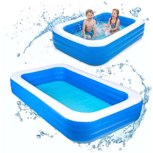 Aquastic bazen na napuhavanje za djecu 305x183x56 cm, 1160 litara, plavi, pravokutni bazen od PVC materijala