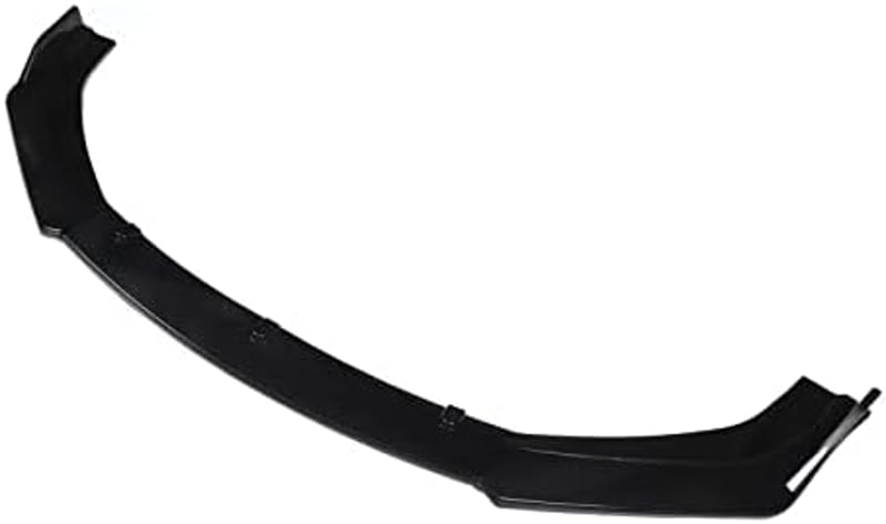 aqxreight Gloss Black első lökhárító toldat 3 részes splitter szett univerzális első spoiler autó tuning