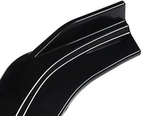 aqxreight Gloss Black első lökhárító toldat 3 részes splitter szett univerzális első spoiler autó tuning 7