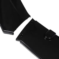 aqxreight Gloss Black első lökhárító toldat 3 részes splitter szett univerzális első spoiler autó tuning 5