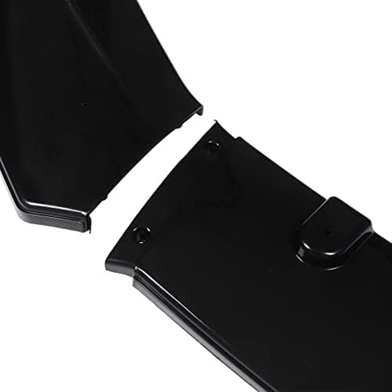 aqxreight Gloss Black első lökhárító toldat 3 részes splitter szett univerzális első spoiler autó tuning