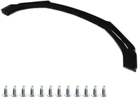 aqxreight Gloss Black első lökhárító toldat 3 részes splitter szett univerzális első spoiler autó tuning 6