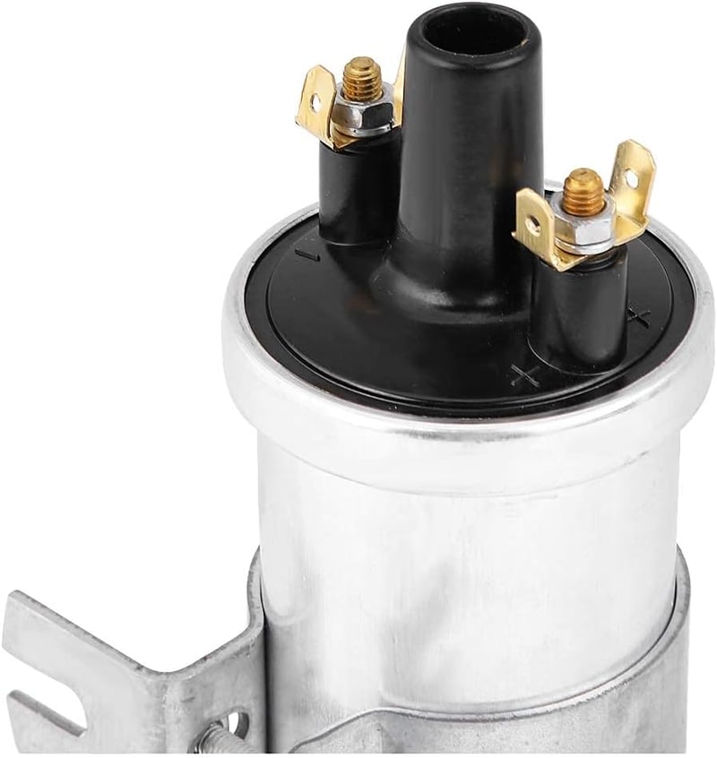 Aramox 12V Gyújtótekercs Lucas 3 Ohm Ballaszt Nélküli Autó Alkatrész