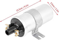 Aramox 12V Gyújtótekercs Lucas 3 Ohm Ballaszt Nélküli Autó Alkatrész 3