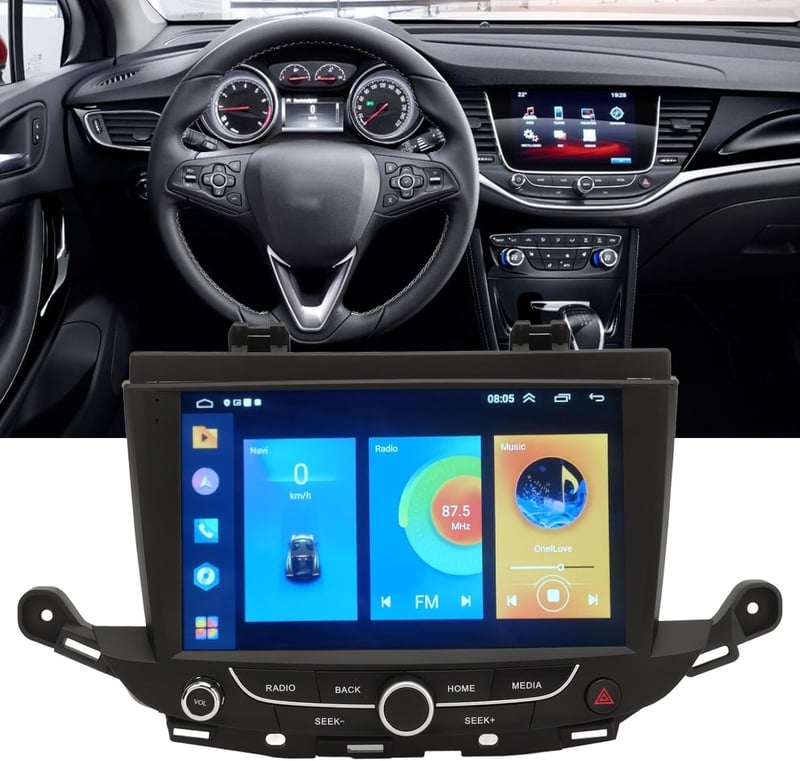 Aramox 9" Autórádió Carplay GPS Navigáció Opel Astra K 2015-2020
