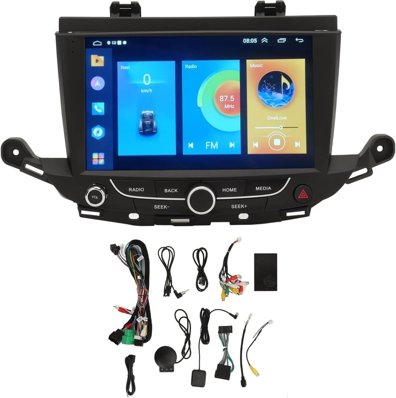 Aramox 9" Autórádió Carplay GPS Navigáció Opel Astra K 2015-2020
