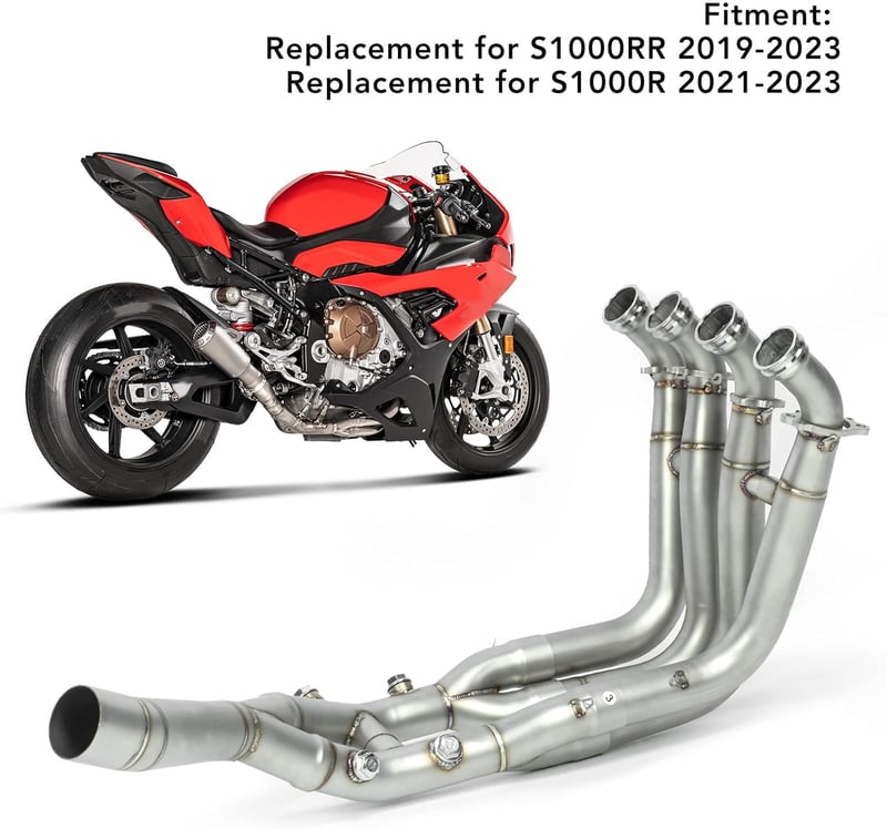 Aramox Kipufogócső Szett 5 Darab Rozsdamentes Acél S1000R S1000RR