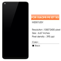 LCD displej Arbilato pre Xiaomi Mi 10T 5G / Mi 10T Pro 5G - Náhradná dotyková obrazovka so sadou náradia M2007J3SY 2