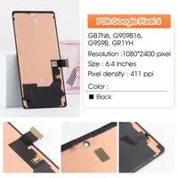 Ecran OLED Arbilato pentru înlocuire Google Pixel 6, ansamblu digitizor LCD cu ramă, kit de reparație GB7N6 G9S9B16 2