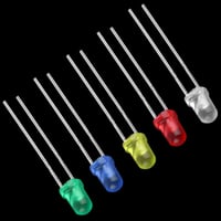 ARCELI 100db 3mm LED dióda szett 5 szín magas fényerejű 2 lábú fényforrás csomag 2