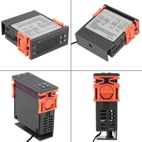 ARCELI Digitális Termosztát 110V-220V Hőmérséklet Szabályozó Fűtés Hűtés Funkcióval Szenzorral 3