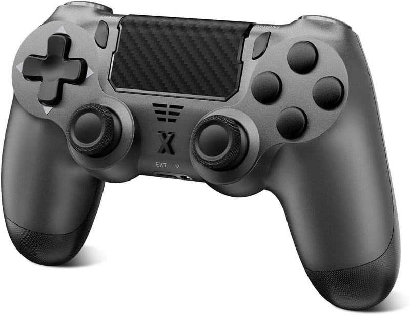 ARCELI Vezeték nélküli Bluetooth PS4 kontroller szürke dupla rezgés érintőpad 3.5 mm jack fejhallgató hat tengely PS4 Slim Pro PC