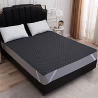 Arcona Vízálló Matracvédő 180x200 cm Sötétszürke Légáteresztő Nedvességvédő Matracfedél Mosható Ágynemű Védelem 2