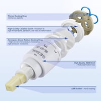 ARCORA 25 mm kerámia csappatron konyhai és fürdőszobai csapokhoz 6