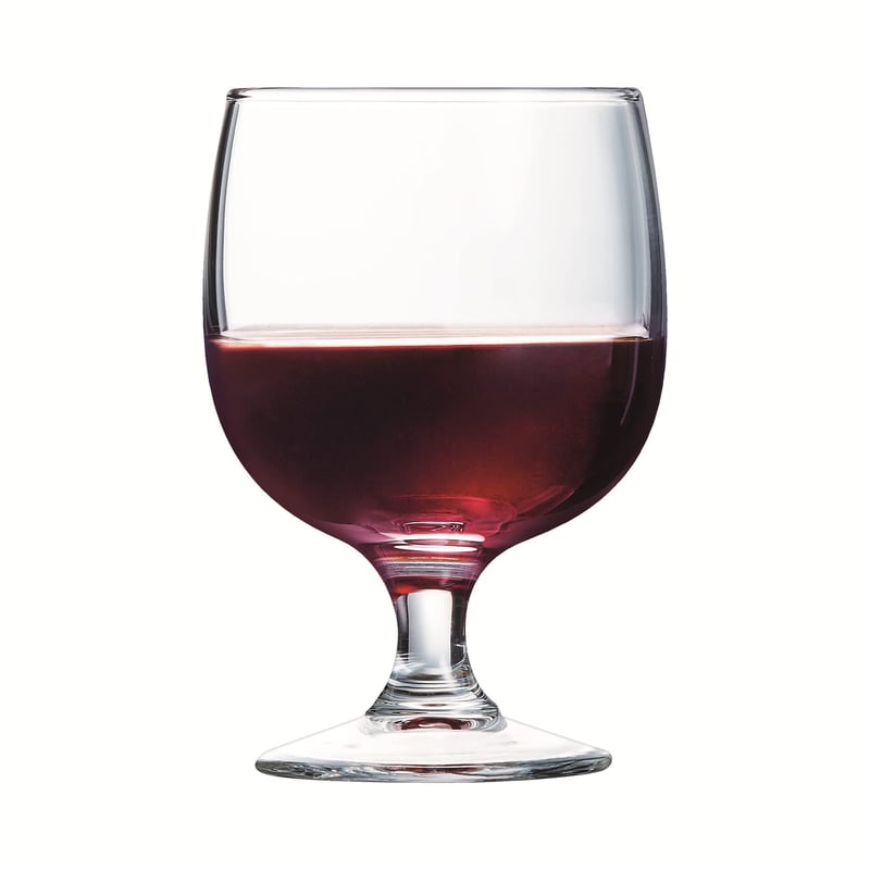 Sada pohárov na víno Arcoroc Amelia, 6 ks – 25 cl, číre sklo, stohovateľné poháre na stopke
