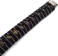 Area Shopping Fekete Katana Díszkard - Japán Stílusú Dekorációs Szamuráj Kard Rozsdamentes Acél Pengével, Gyűjtőknek 5