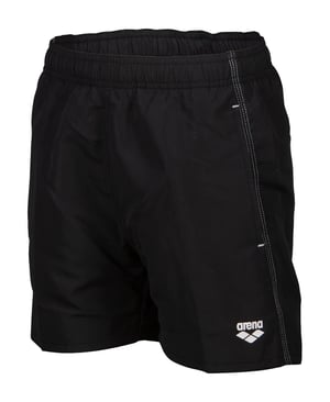 Costum de baie pentru băieți ARENA Boys' Beach Boxer Solid – Negru-Alb, mărimea 164 (EU)