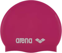 Plavecká čiapka Arena Classic Silicone Junior – fuchsiovo-biela 1