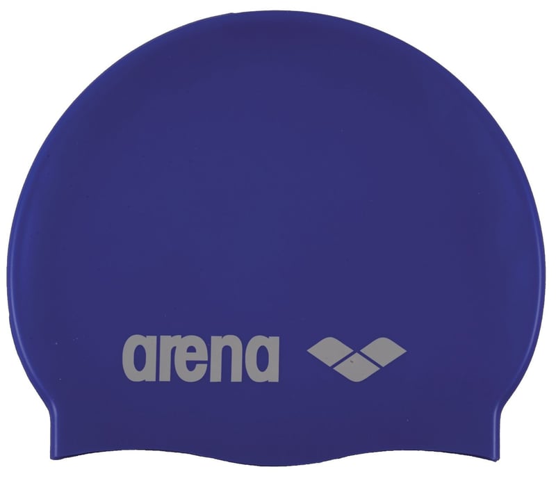 Silikónová plavecká čiapka Arena Classic Unisex - Nebovo modrá-Biela (77) - Mäkká a odolná plavecká čiapka so spevneným okrajom pre ženy aj mužov