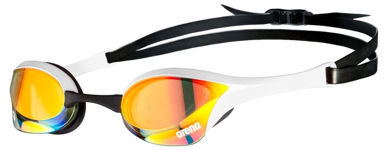 Ochelari de înot pentru competiție ARENA Cobra Ultra Swipe Mirror, unisex, pentru adulți, lentile curbate cu efect oglindă, anti-aburire, protecție UV, 5 punți nazale interschimbabile