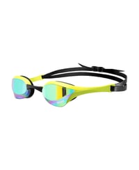 Unisex závodné plavecké okuliare ARENA Cobra Ultra Swipe Mirror – smaragdová/cyber limetková 1