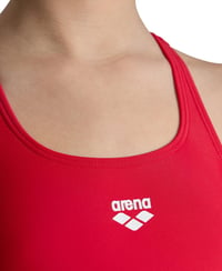 Costum de înot întreg pentru fete Arena Dynamo Junior R – material MaxFit Eco rezistent la clor și apă sărată, protecție UV 50+ UPF, costum de baie sportiv pentru fete 4