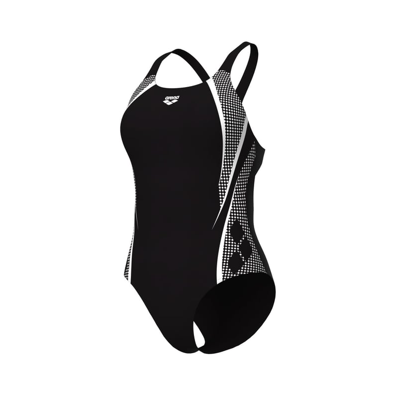 Dámske plavky Arena Feel Graphic Swim Pro Back – Dámske pretekárske plavky s otvoreným chrbtom