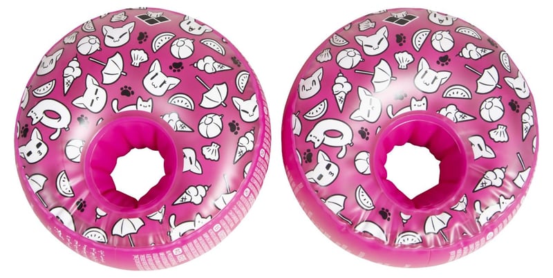 Plavecké rukávy Arena Friends pre dospelých – farba fuchsia, unisex plavecká pomôcka