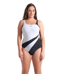 Costum de baie pentru femei Arena Liliana U-Back, cupă B, tehnologie Power-Mesh, material rezistent la clor Sensitive Fabrics, cupe detașabile, bretele reglabile 1