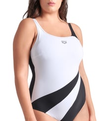 Costum de baie pentru femei Arena Liliana U-Back, cupă B, tehnologie Power-Mesh, material rezistent la clor Sensitive Fabrics, cupe detașabile, bretele reglabile 4
