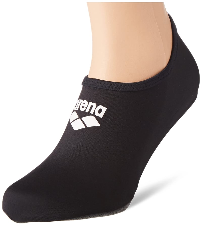 Pánske plavecké ponožky ARENA Pool Grip Socks - čierne, veľkosť 42-43 (EU)