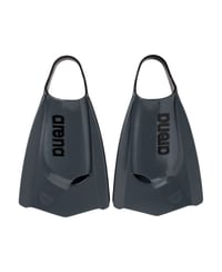 Plavecké plutvy Arena Powerfin Pro II pre dospelých, 100% silikón, krátke tréningové plutvy, čierne, veľkosť 44-45 1