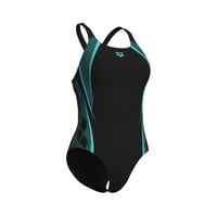 Dámske jednodielne plavky Arena Feel Graphic Swim Pro Back – pretekársky strih, športový chrbát 2