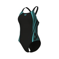Dámske jednodielne plavky Arena Feel Graphic Swim Pro Back – pretekársky strih, športový chrbát 1