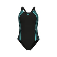 Dámske jednodielne plavky Arena Feel Graphic Swim Pro Back – pretekársky strih, športový chrbát 3