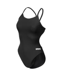 Costum de baie întreg pentru femei Arena Solid Challenge – material MaxLife Eco, protecție UV UPF 50+, rezistent la clor, costum de baie sport cu uscare rapidă 1