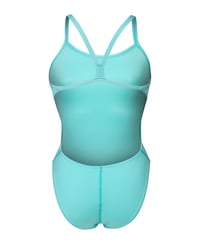 Costum de baie pentru femei Arena Solid Challenge Team - Material MaxLife Eco cu uscare rapidă, rezistent la clor, cu protecție UV, costum de înot dintr-o singură piesă pentru bazin sportiv 6