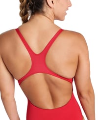 Costum de baie întreg pentru femei Arena Solid Swim Pro Team – Material MaxLife Eco, rezistență maximă la clor, protecție UV UPF 50+, costum de înot sportiv cu uscare rapidă 5