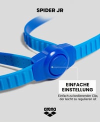 Detské plavecké okuliare ARENA Spider Junior Mirror – s UV ochranou, vrstvou proti zahmlievaniu, zrkadlovými sklami, pre deti od 6 do 12 rokov, silikónové tesnenie 8
