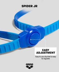 Detské zrkadlové plavecké okuliare Arena Spider Junior – UV ochrana, úprava proti zahmlievaniu, hypoalergénne silikónové tesnenie, samonastaviteľný nosný mostík 6
