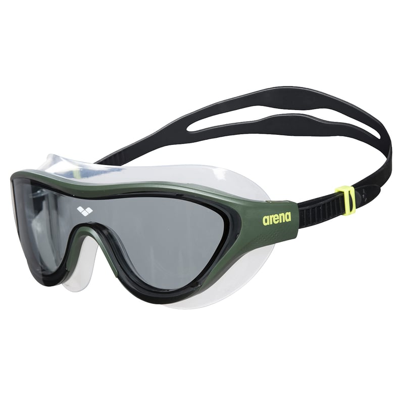 Plavecké okuliare ARENA The One Mask pre dospelých – veľké šošovky, UV ochrana, úprava proti zahmlievaniu, samonastaviteľný nosník, tesnenia Orbit-Proof
